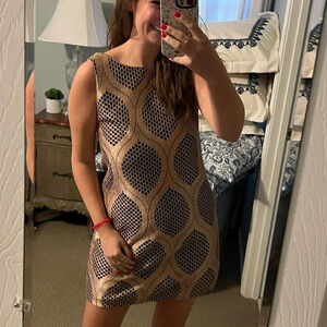 Black and Gold vintage Dress